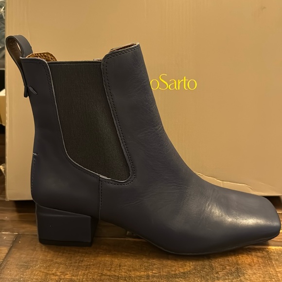 Franco Sarto Waxton Zipper Ankle boots navy, leather